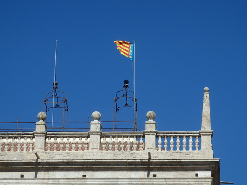 Flag of the Community (State) of València.